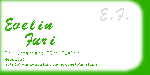 evelin furi business card